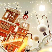 Orange - shop winter decoration 2014